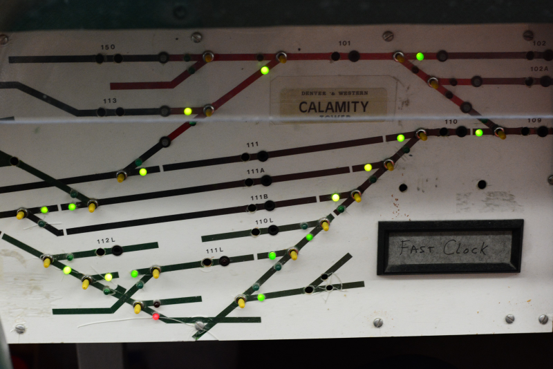 One of the several control and switching stations. Most switches were electronic.